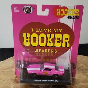 M2 Machines 1970 Chevrolet Camaro Z/28 Pink Die-Cast Toy Car - Hooker Headers